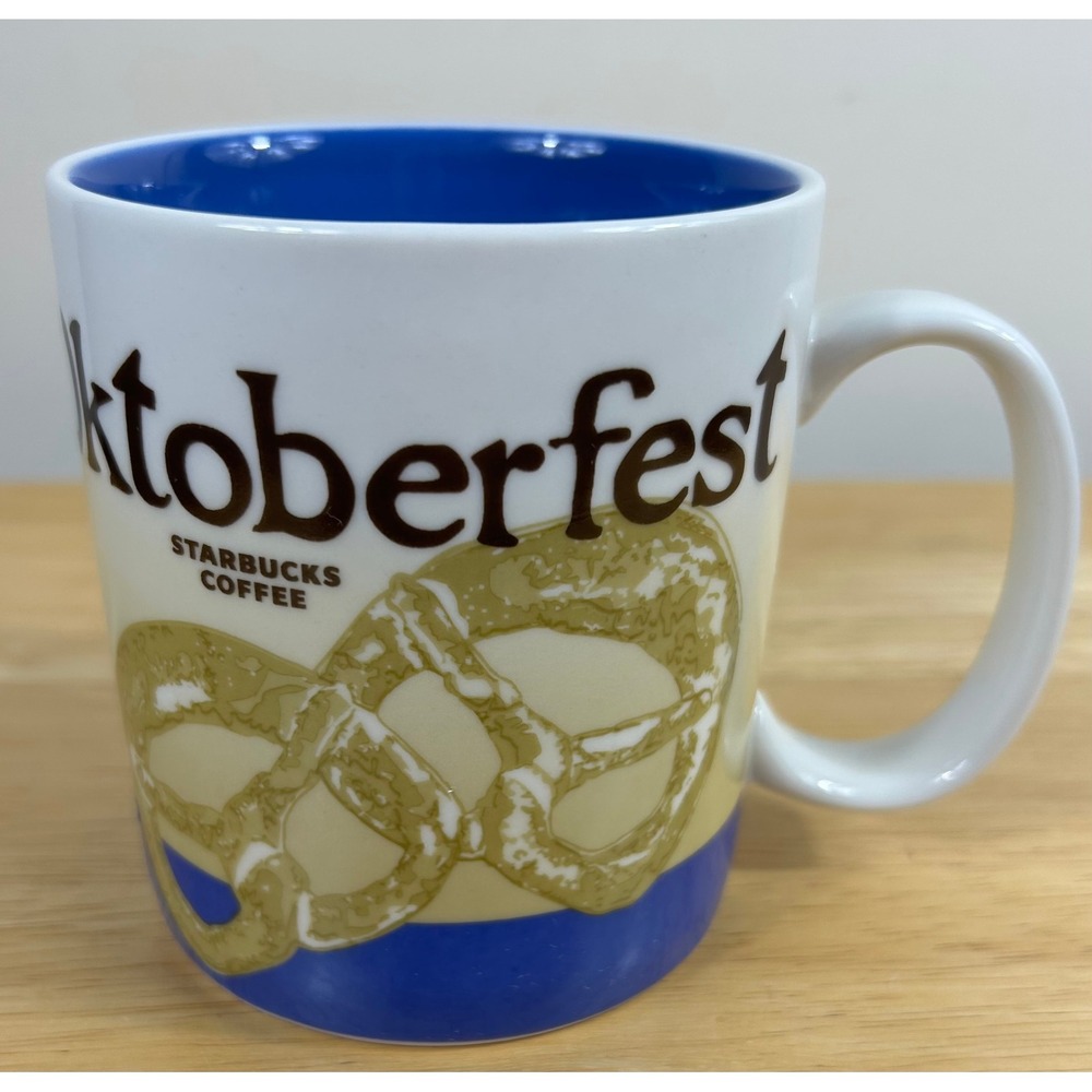 Starbucks Coffee Mug Oktoberfest Munchen Germany 16 oz Pretzel Collectible